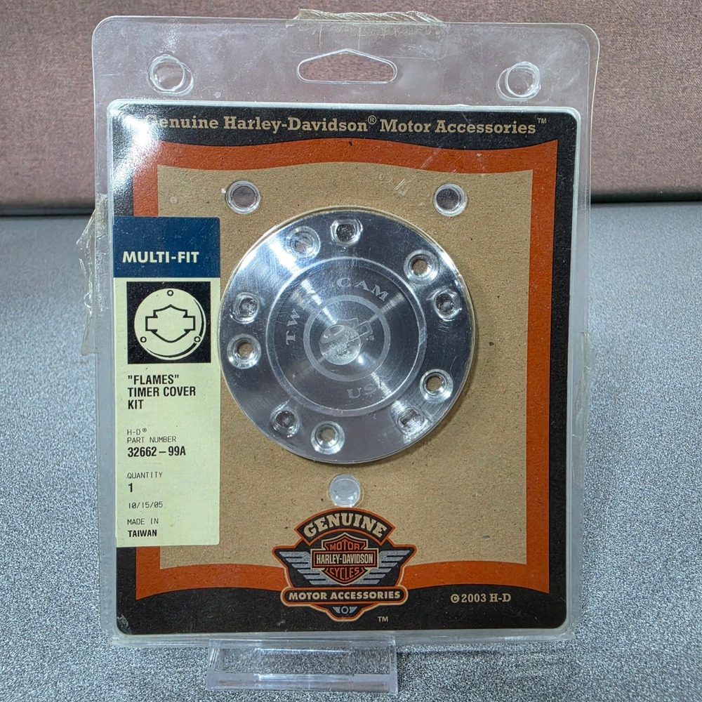 Harley Davidson Timer Cover Silver New Twin Cam 32662-99A Chrome